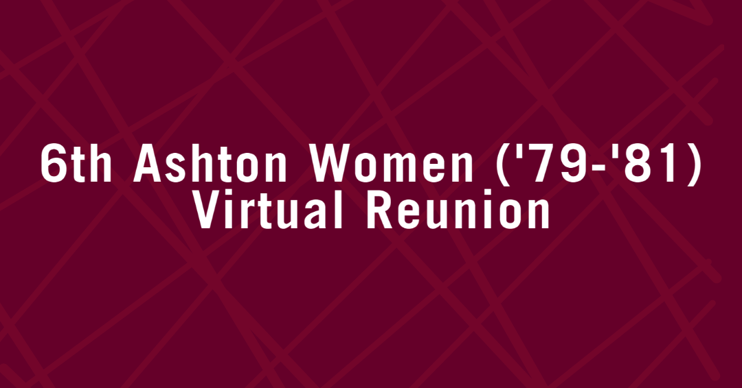 6thashtonvirtualreunion Seattle Pacific University